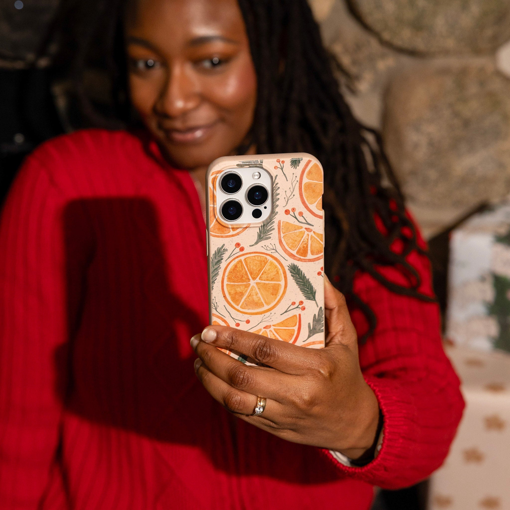 Seashell Citrus Cheer iPhone 15 Plus Case - image 3