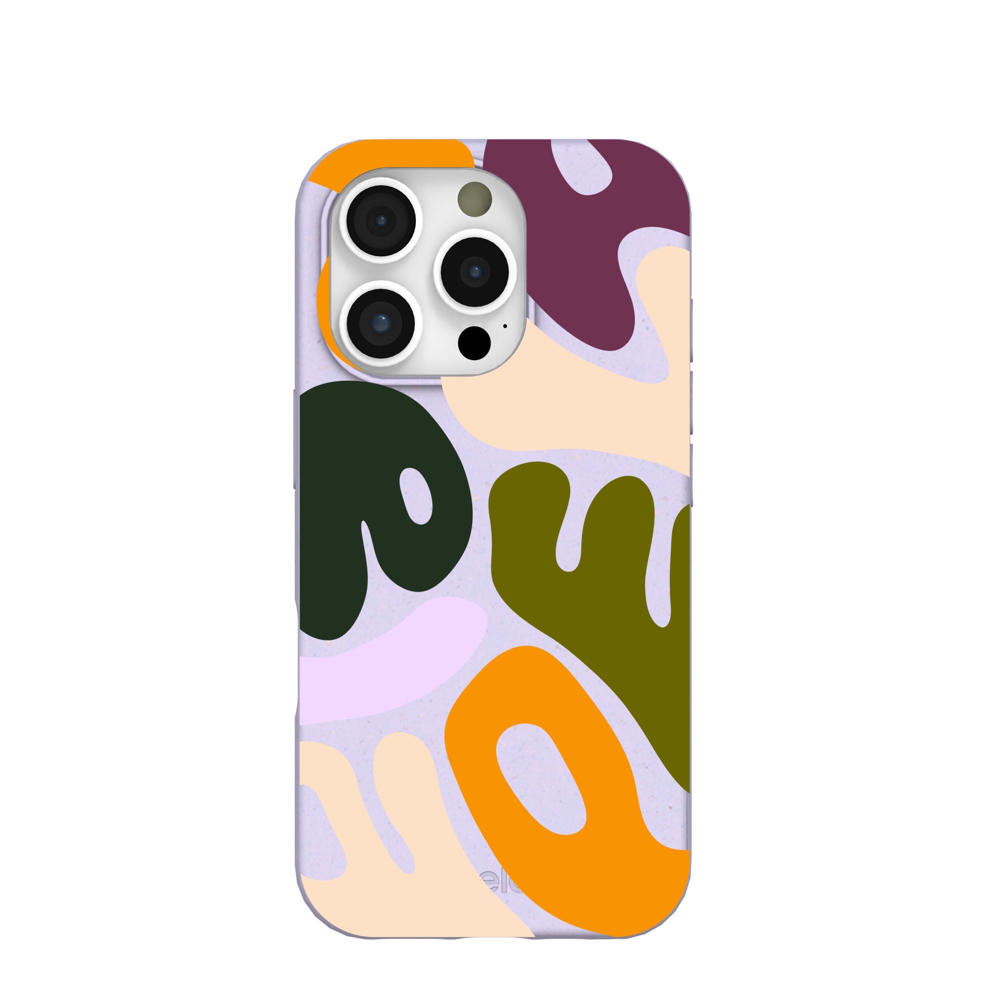 Lavender Alphabet Soup iPhone 16 Pro Case