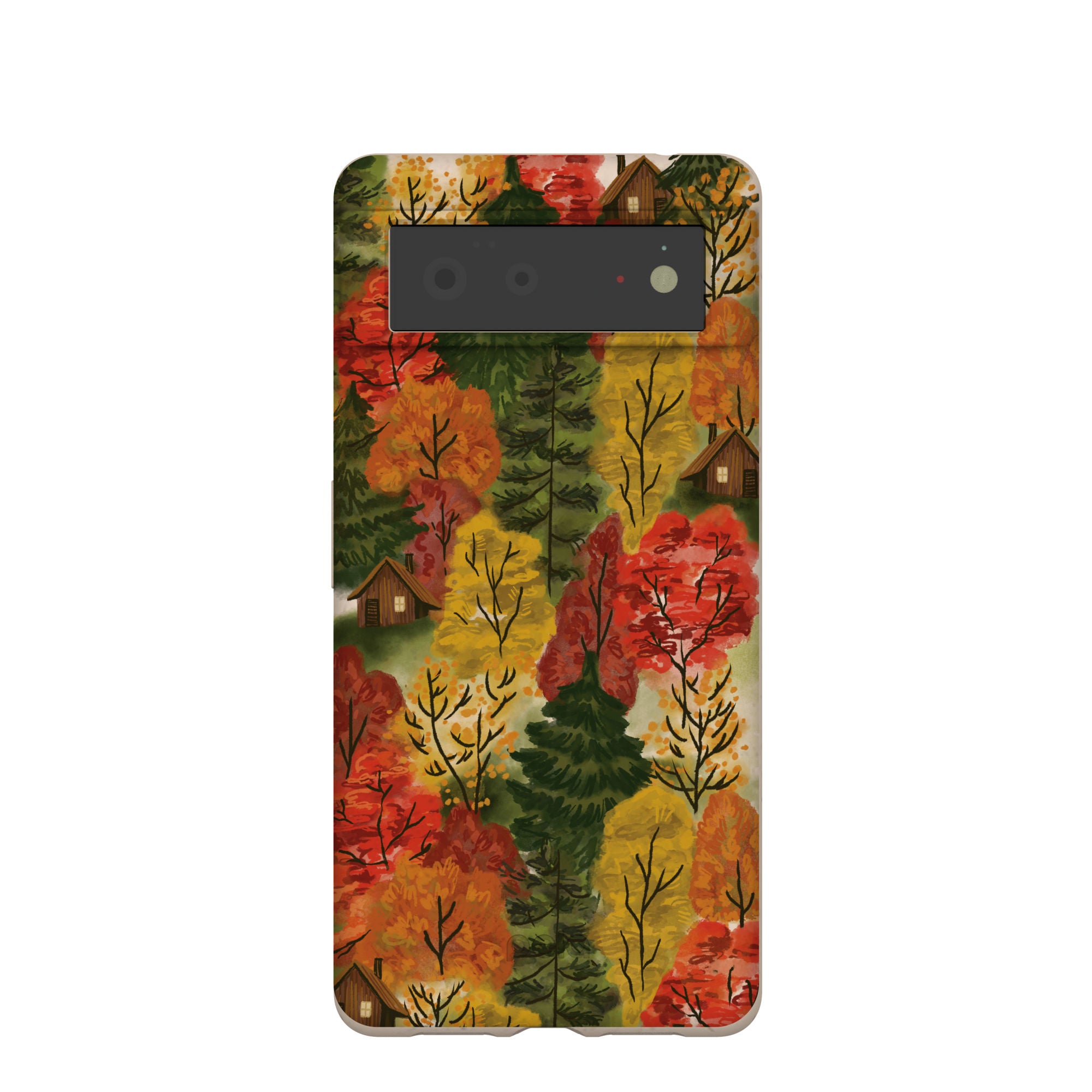 Seashell Cabins in the Woods Google Pixel 6 Case - image 1