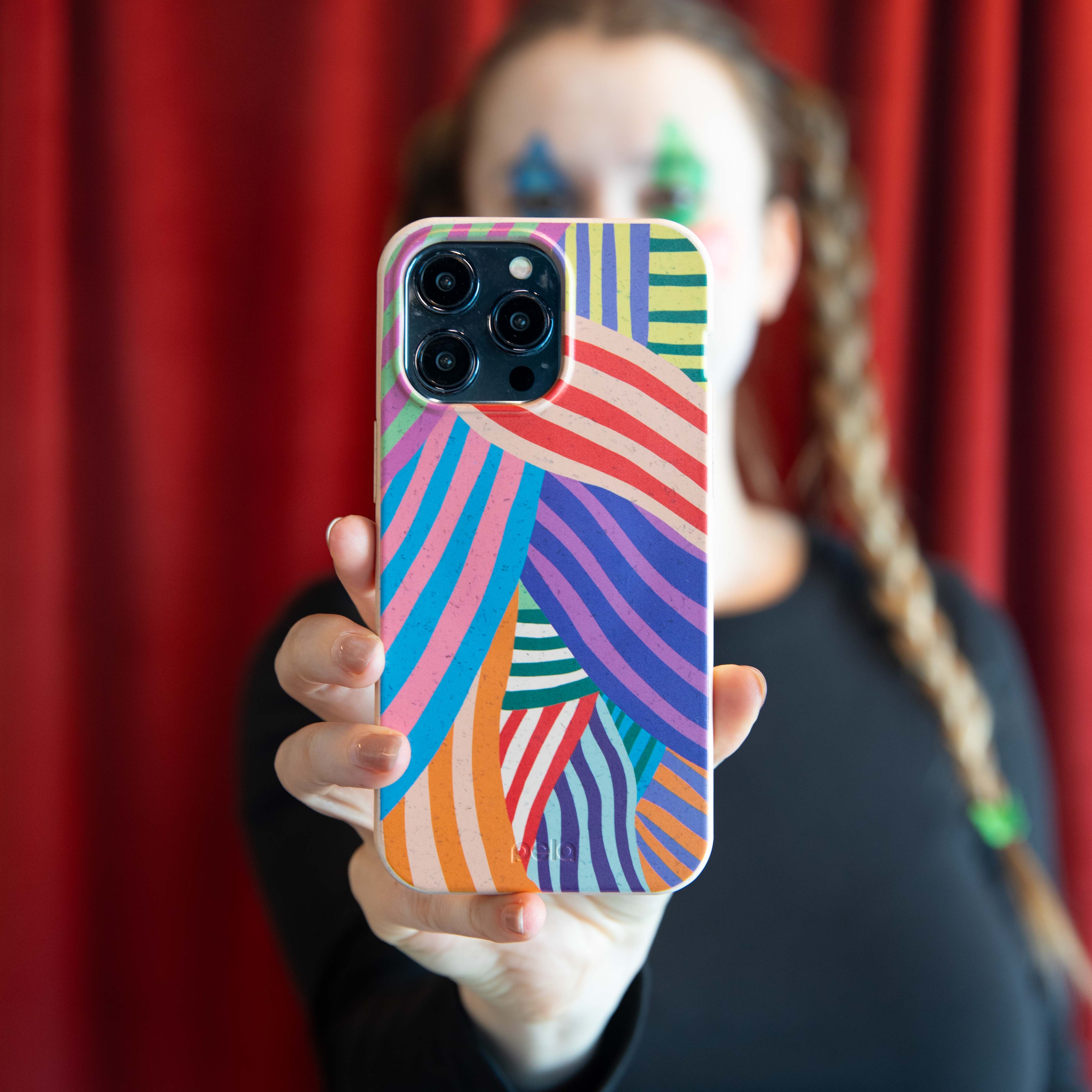 Seashell Clownish Stripes Google Pixel 8 Case - image 2