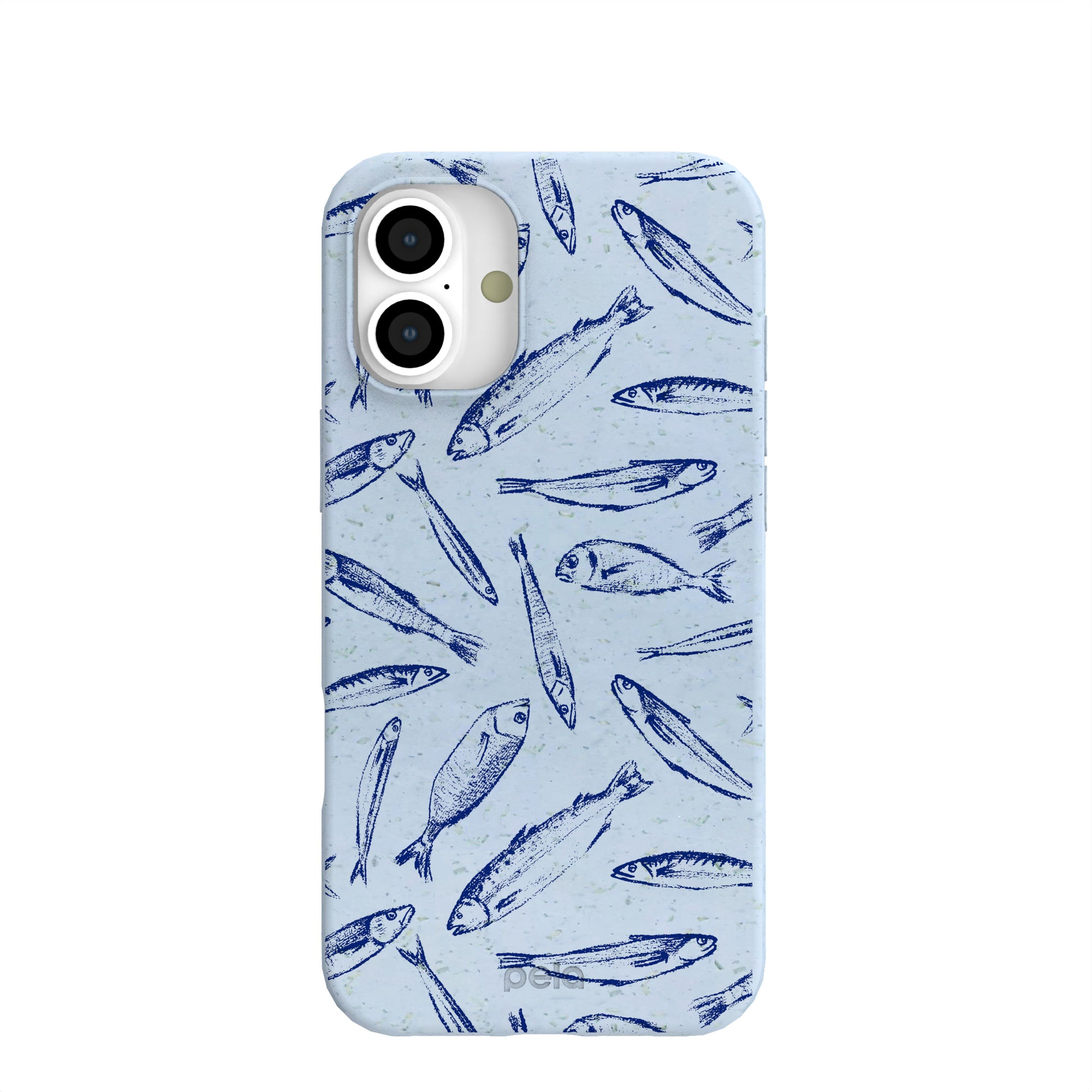 Powder Blue Fishery iPhone 16 Plus Case