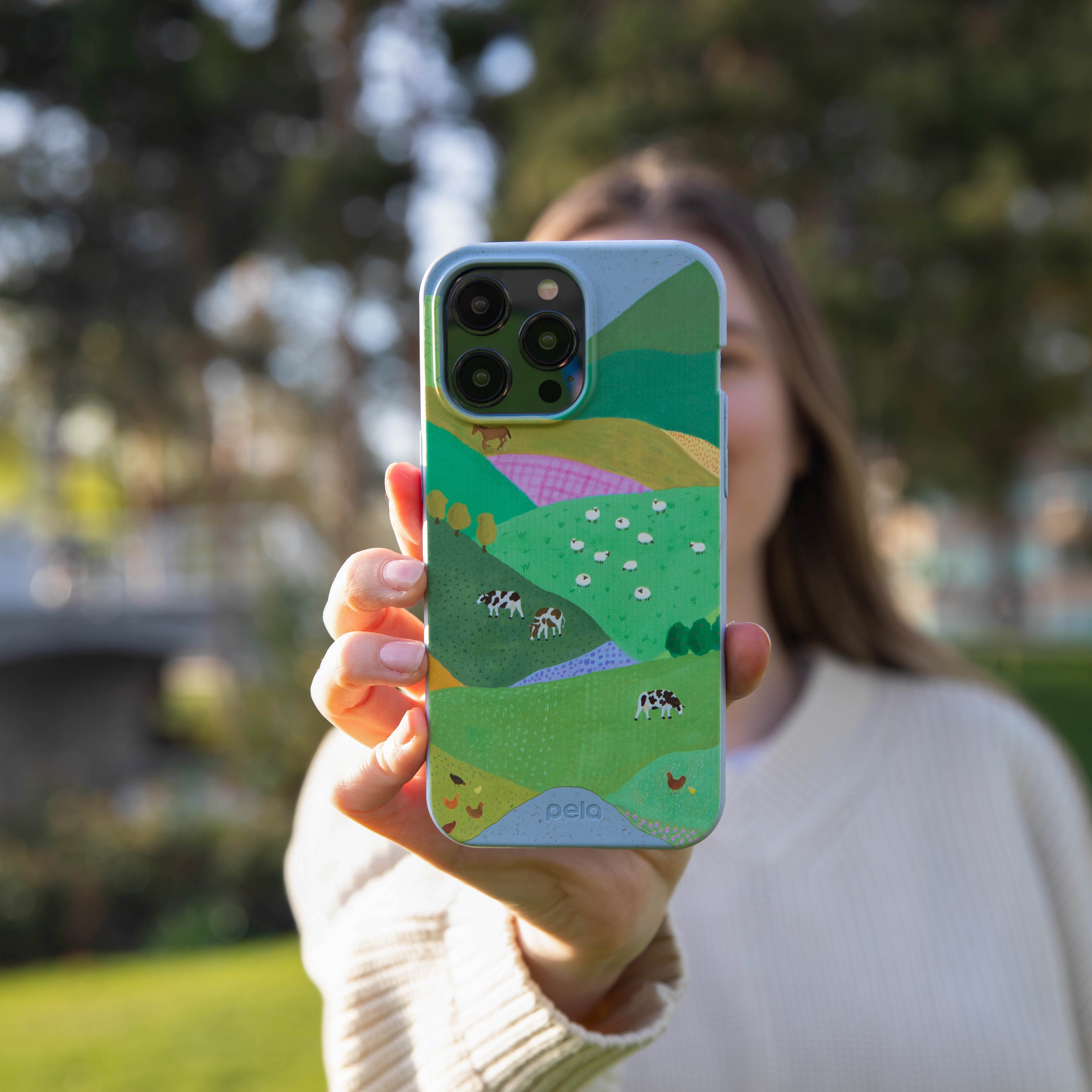 Powder Blue Farm Tales iPhone 13 Mini Case - image 2