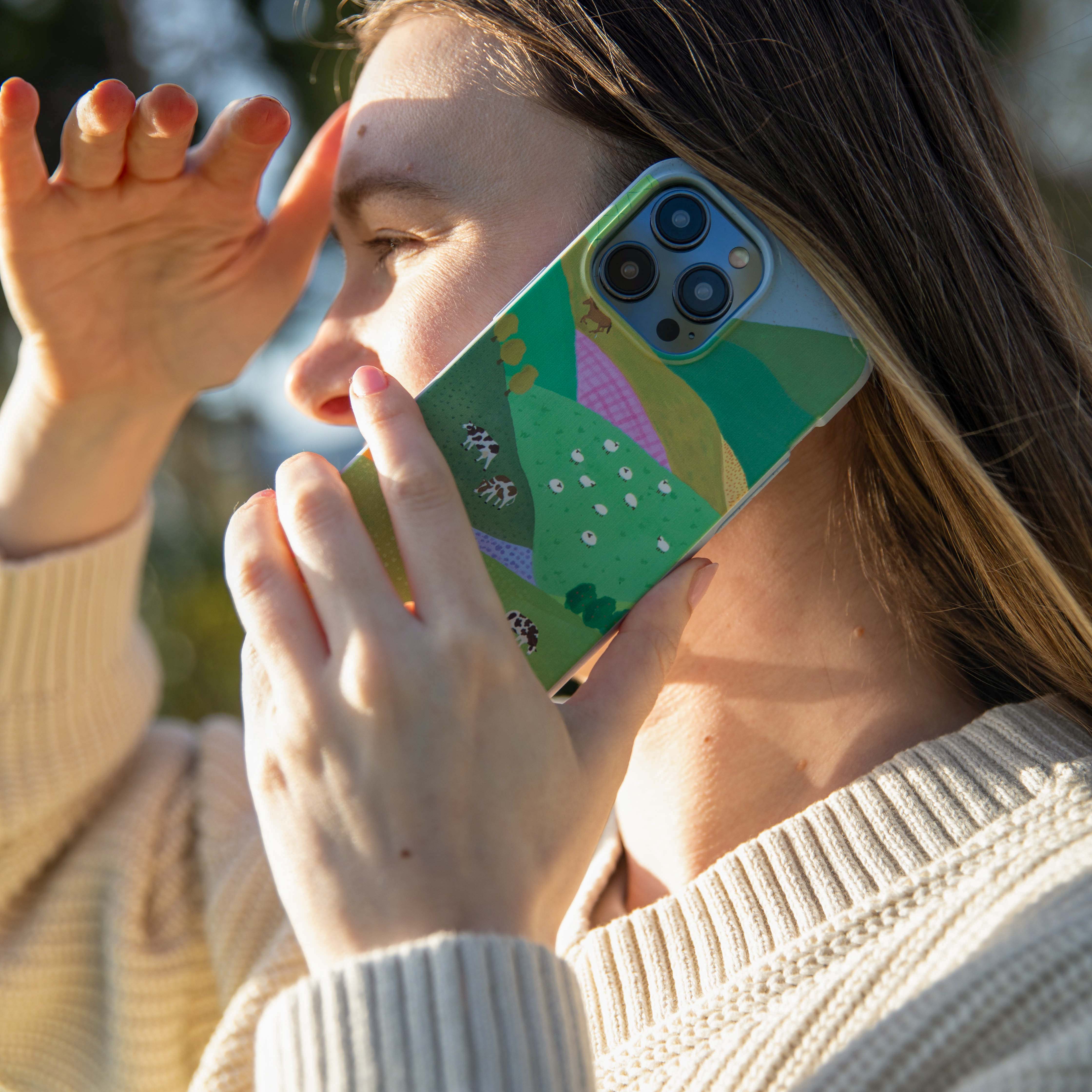 Powder Blue Farm Tales iPhone 13 Mini Case - image 3