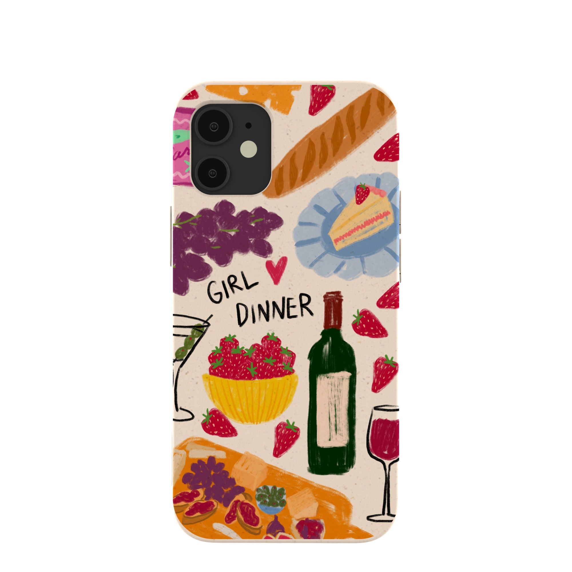 Seashell Girl Dinner iPhone 12 Mini Case - image 1
