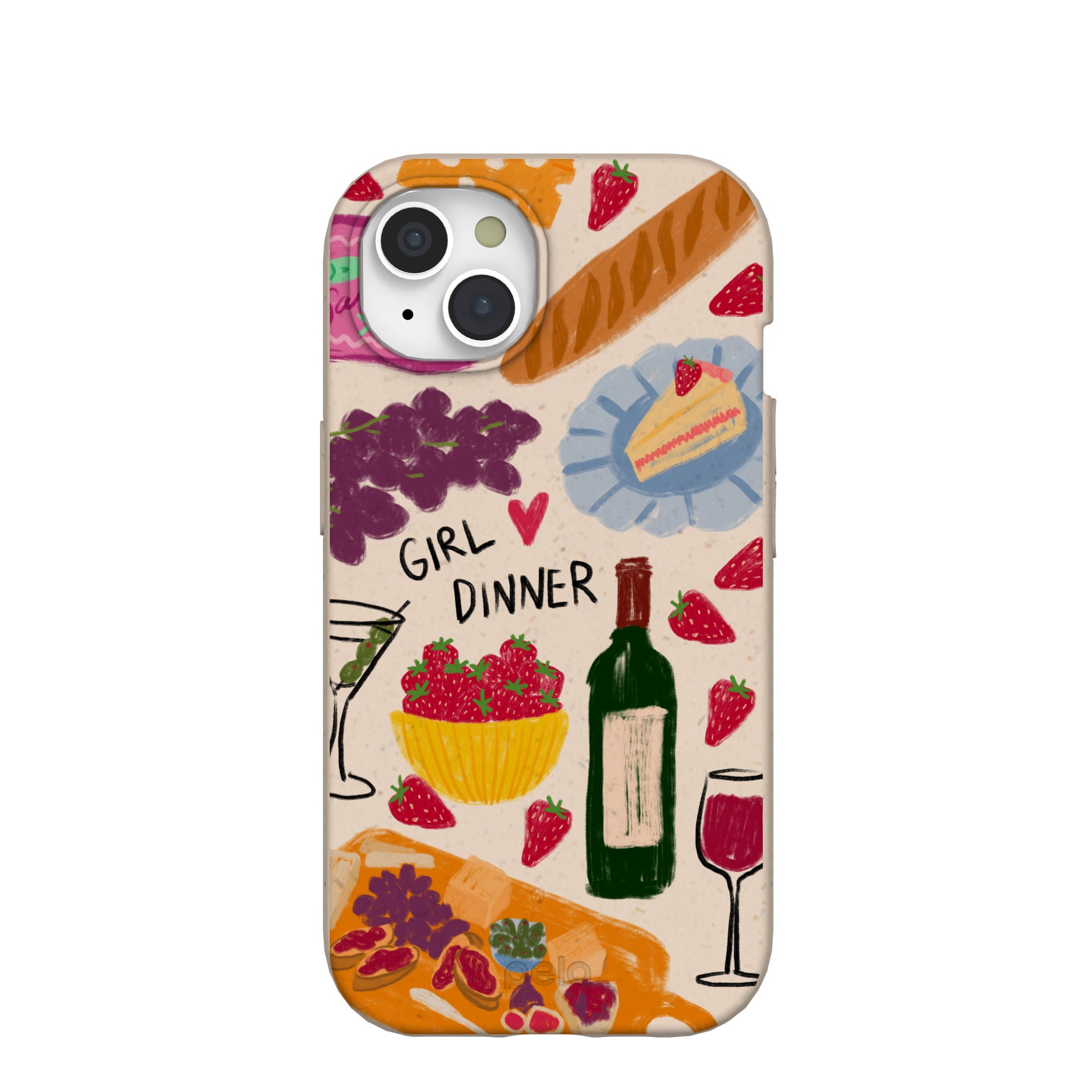 Seashell Girl Dinner iPhone 15 Case - image 1