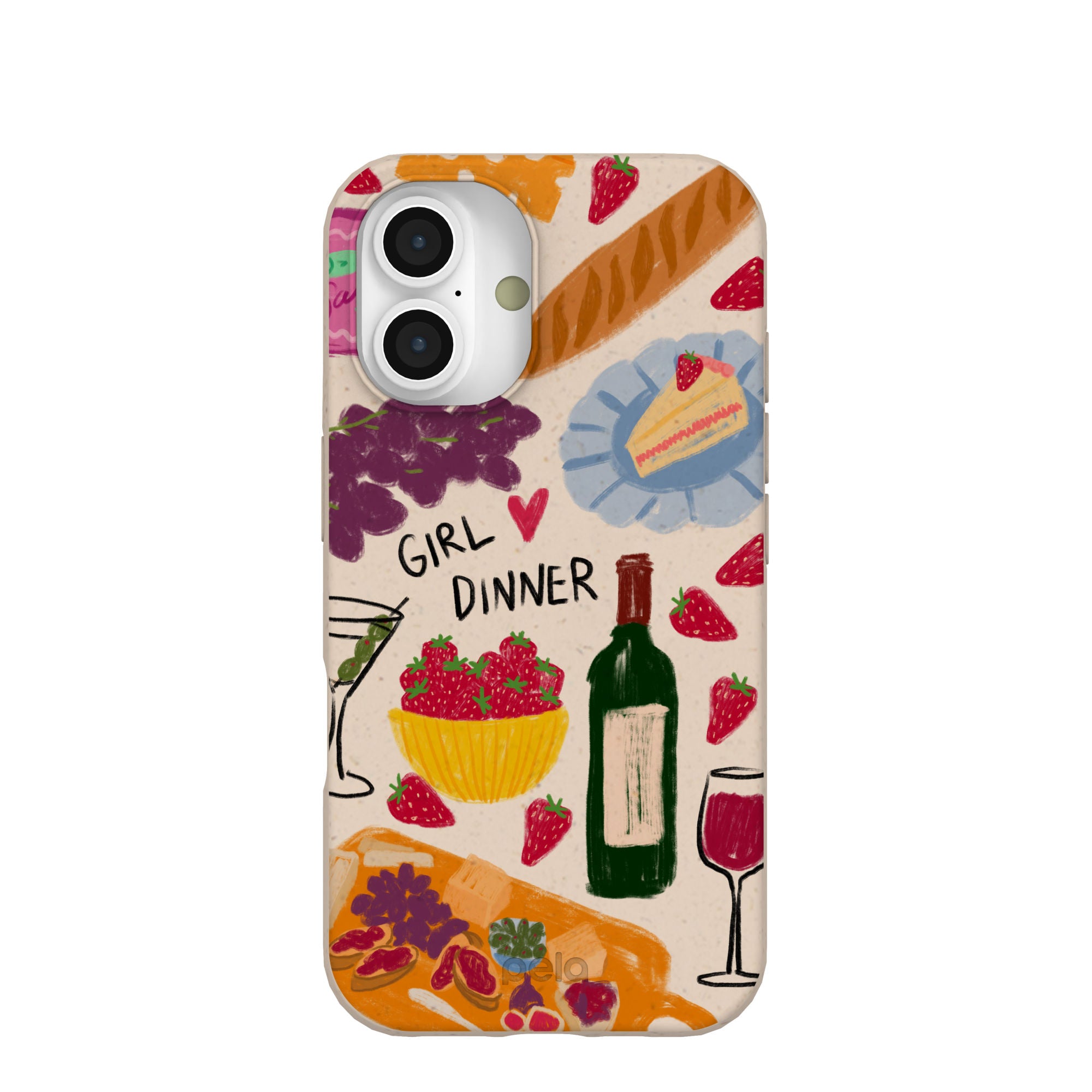 Seashell Girl Dinner iPhone 16 Case - image 1