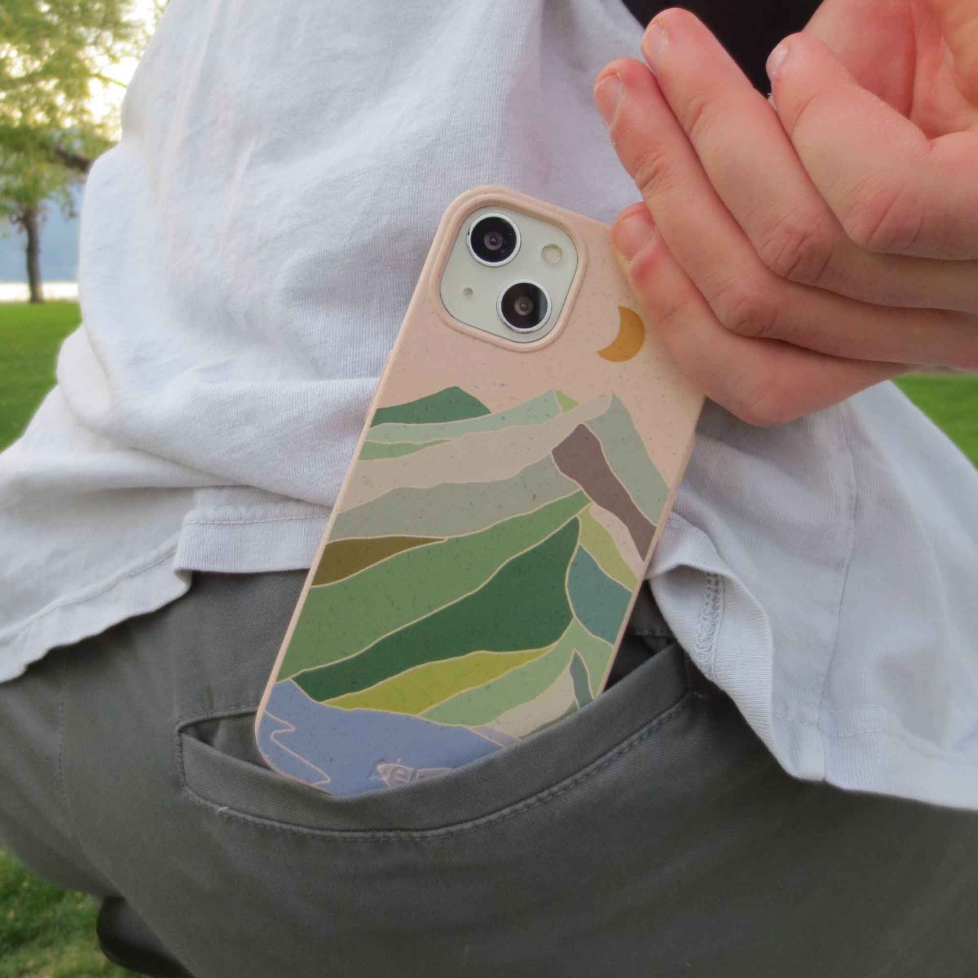 Seashell Mountain Sketch iPhone 13 Mini Case - image 2