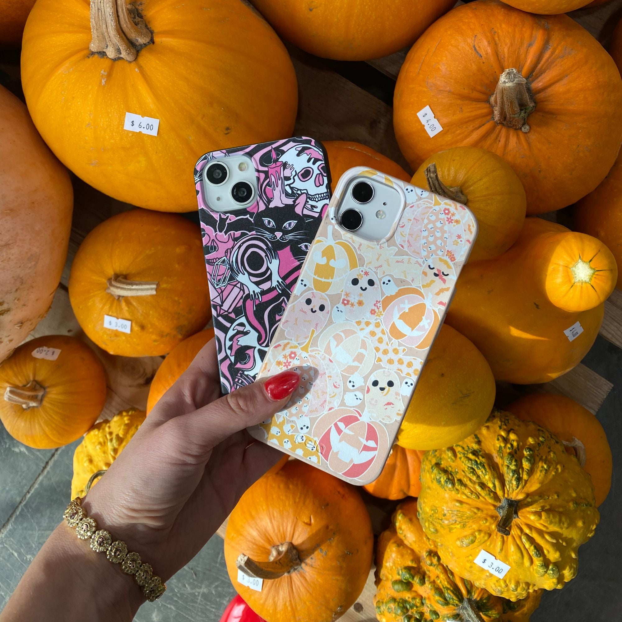 Seashell Pumpkin Patch iPhone 15 Plus Case - image 7
