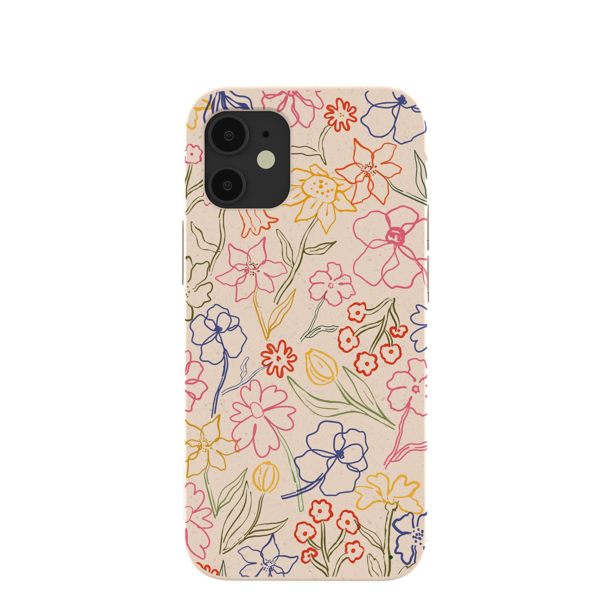 Seashell Petals Sketch iPhone 12 Mini Case