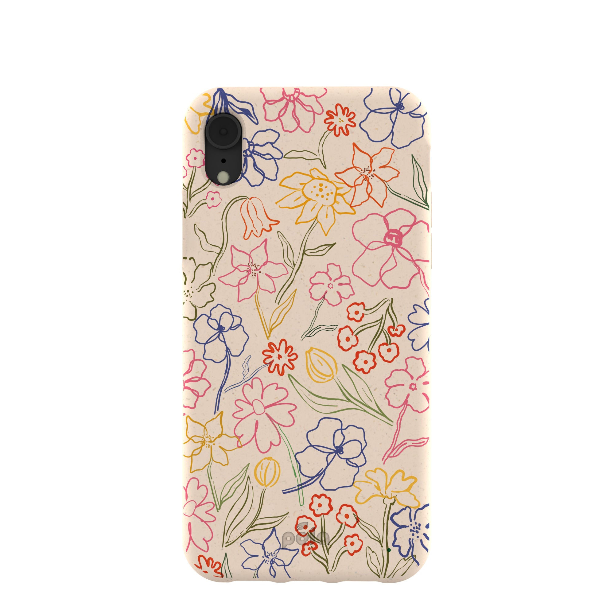 Seashell Petals Sketch iPhone XR Case