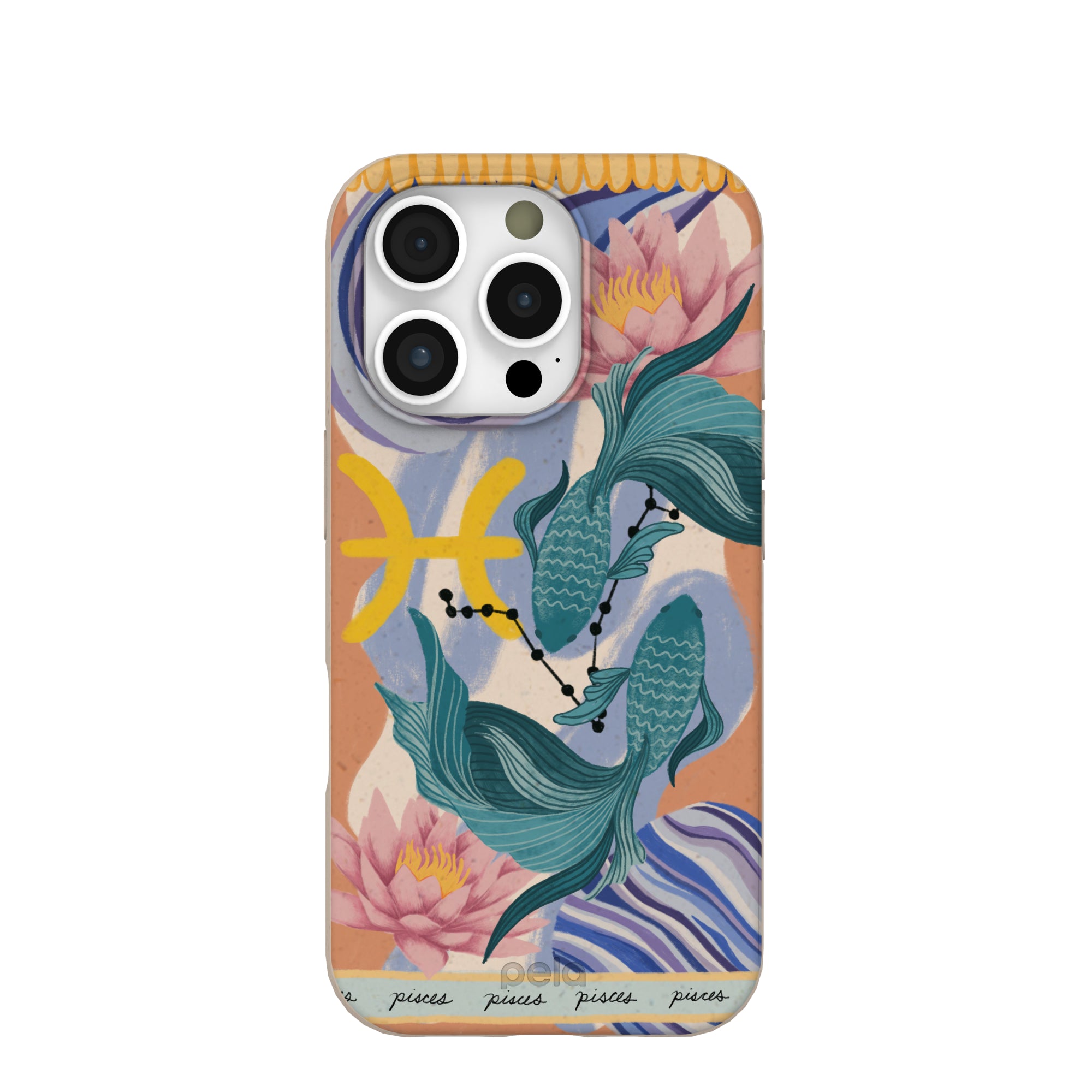 Seashell Pisces Fish iPhone 16 Pro Case