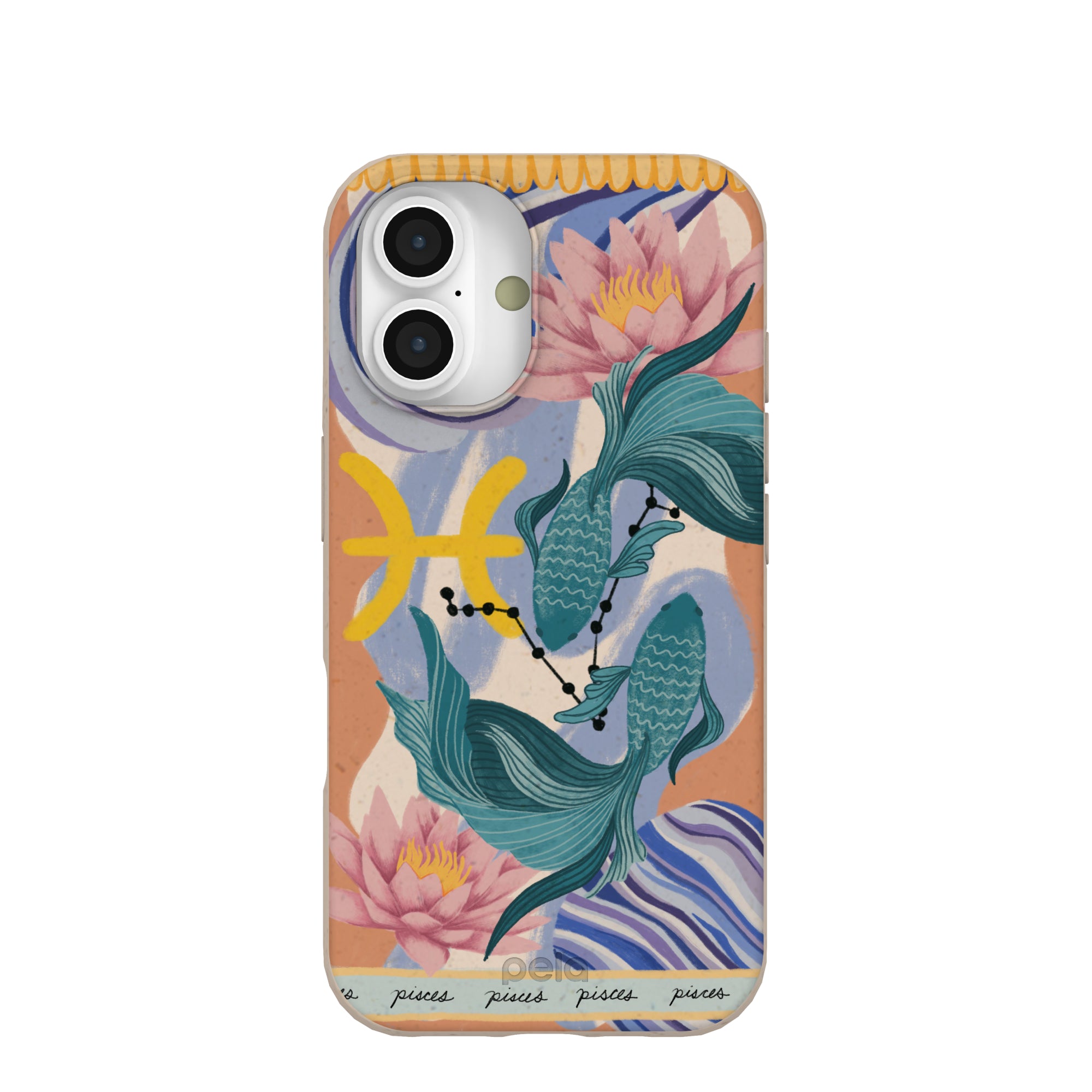 Seashell Pisces Fish iPhone 16 Case