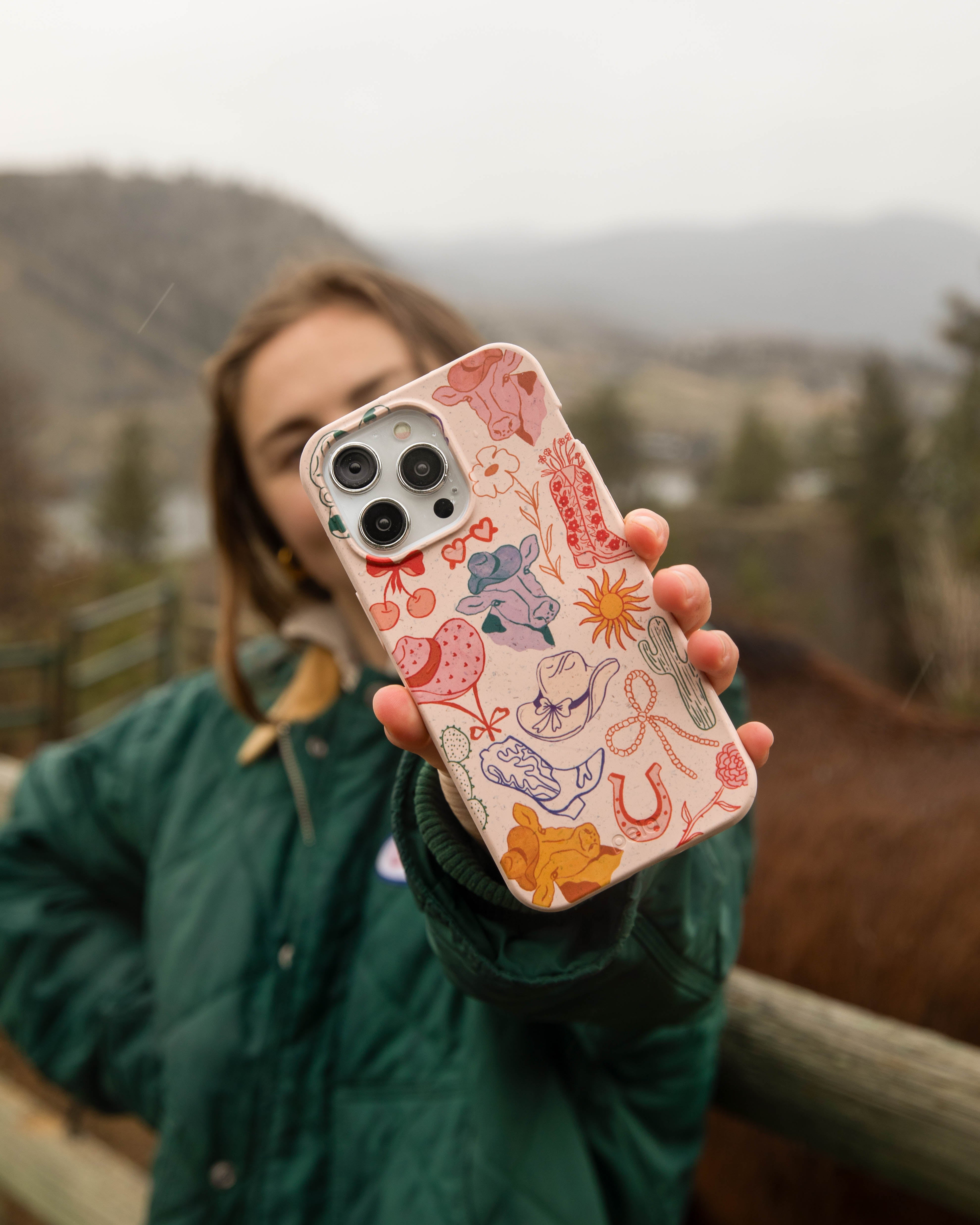 Seashell Retro Rodeo iPhone 6/6s/7/8/SE Case