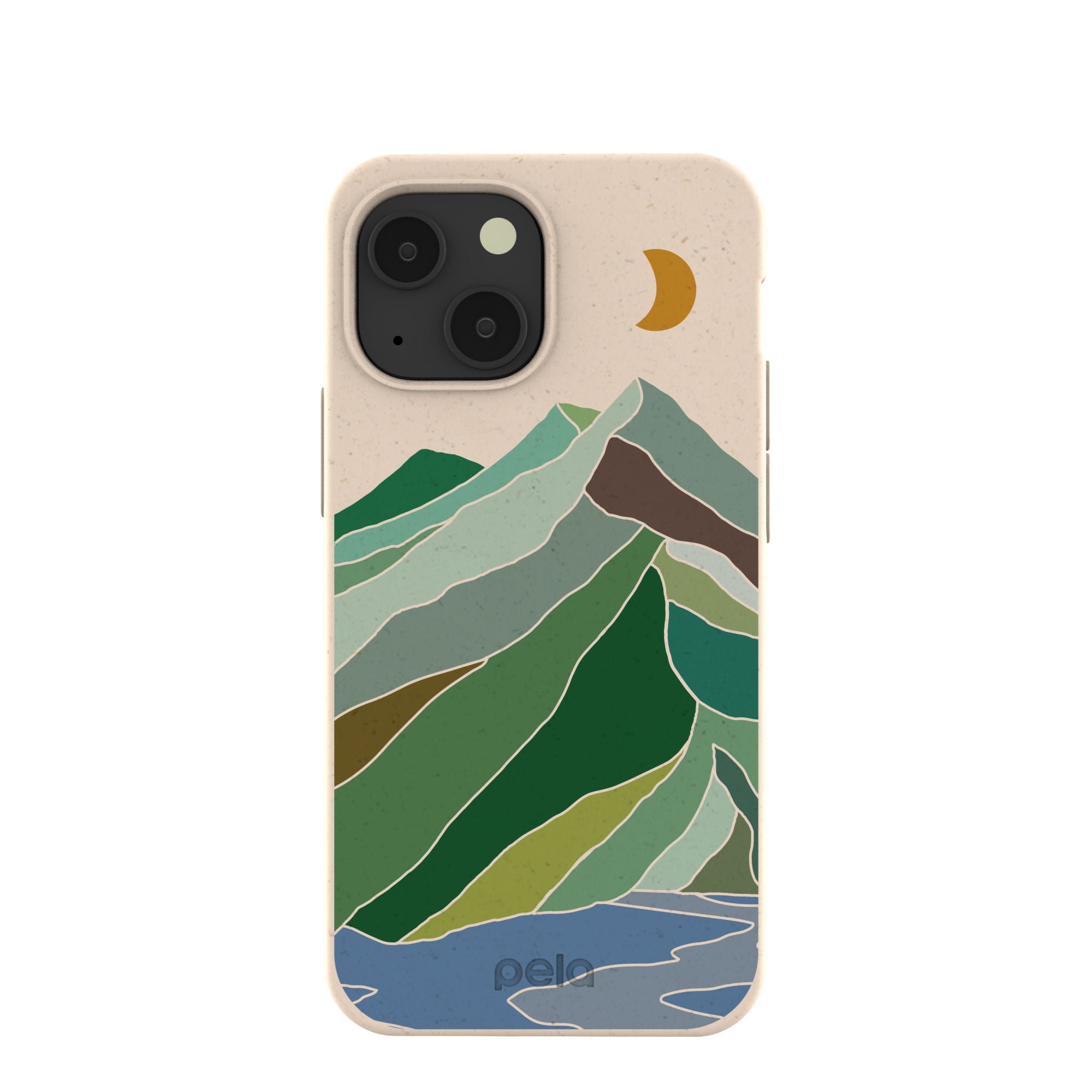 Seashell Mountain Sketch iPhone 13 Mini Case - image 1