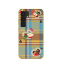 Honey Apple Plaid Samsung Galaxy S25 Case