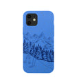 Electric Blue Backcountry Ski iPhone 12/ iPhone 12 Pro Case