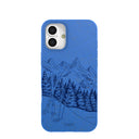 Electric Blue Backcountry Ski iPhone 16 Plus Case