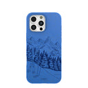 Electric Blue Backcountry Ski iPhone 16 Pro Max Case