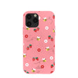 Bubblegum Pink Bees n Berries iPhone 11 Pro Case