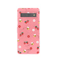 Bubblegum Pink Bees n Berries Google Pixel 7a Case