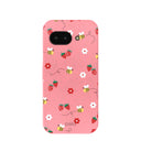 Bubblegum Pink Bees n Berries Google Pixel 9a Case