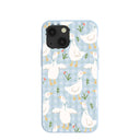 Powder Blue Blooming Quackers iPhone 13 Mini Case