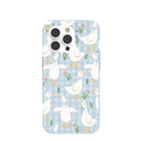 Powder Blue Blooming Quackers iPhone 14 Pro Case