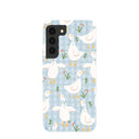 Powder Blue Blooming Quackers Samsung Galaxy S22 Case
