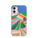 Electric Blue Bloomstatic iPhone 16 Plus Case