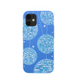 Electric Blue Blue Groove iPhone 12 Mini Case