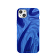Electric Blue Blue Study iPhone 15 Plus Case