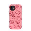 Bubblegum Pink Book Club iPhone 12 Mini Case