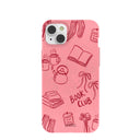 Bubblegum Pink Book Club iPhone 14 Plus Case