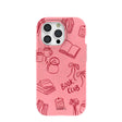 Bubblegum Pink Book Club iPhone 15 Pro Case