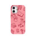 Bubblegum Pink Book Club iPhone 16 Case