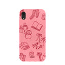 Bubblegum Pink Book Club iPhone XR Case