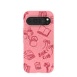 Bubblegum Pink Book Club Google Pixel 10 Pro XL Case