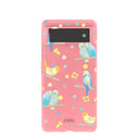 Bubblegum Pink Budgie Daydream Google Pixel 6 Case