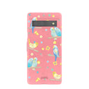 Bubblegum Pink Budgie Daydream Google Pixel 7a Case