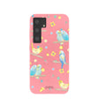 Bubblegum Pink Budgie Daydream Samsung Galaxy S24 Case