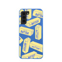 Electric Blue Butter Love Samsung Galaxy S21 Case