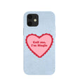 Powder Blue Call Me iPhone 12/ iPhone 12 Pro Case