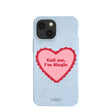 Powder Blue Call Me iPhone 13 Mini Case