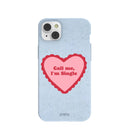 Powder Blue Call Me iPhone 14 Plus Case