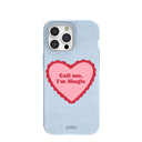 Powder Blue Call Me iPhone 15 Pro Max Case