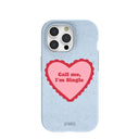 Powder Blue Call Me iPhone 15 Pro Case