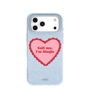 Powder Blue Call Me iPhone 17 Pro Max Case