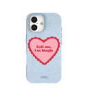 Powder Blue Call Me iPhone 17 Case