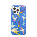 Electric Blue Calm Ascent iPhone 14 Pro Case