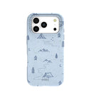 Powder Blue Camp Nights iPhone 17 Pro Case